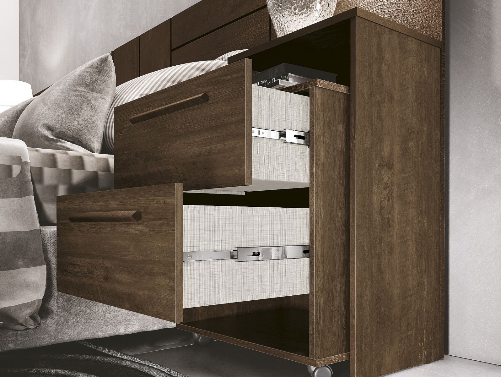  HOME CRIADO MILANO 0.60X0.44X0.50 REF. 58302 MONT. AVL. F/ AVL. F